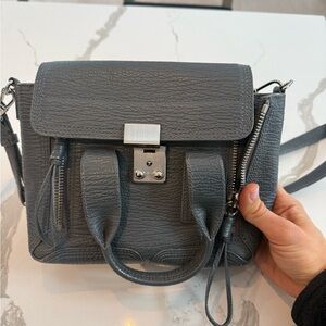 Gray Philip Lim Leather Crossbody Bag